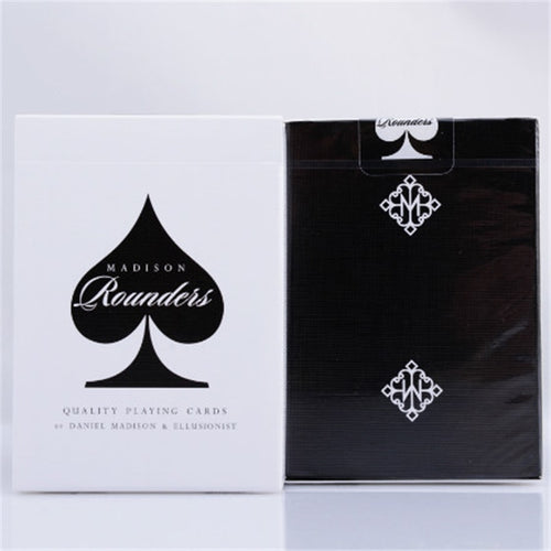 Black Madison Rounders Black Deck By Daniel Madison and Ellusionist Quality Playing Cards